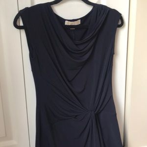 Navy blue tie front Michael Kors dress